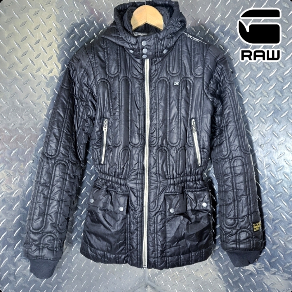 G-Star RAW Black Quilted Jacket